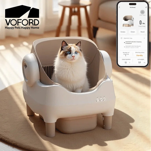 Automatic cat cleaning